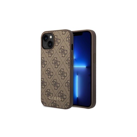 Guess nakładka do iPhone 14 Pro Max 6,7" GUHCP14XG4GFBR brązowa Basic PC/TPU 4G PU case Gold Logo Guess nakładka do iPhone 14 Pro Max 6,7" GUHCP14XG4GFBR brązowa Basic PC/TPU 4G PU case Gold Logo