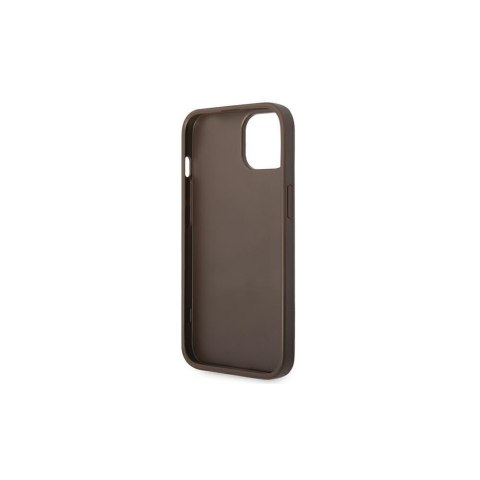 Guess nakładka do iPhone 14 Pro Max 6,7" GUHCP14XG4GFBR brązowa Basic PC/TPU 4G PU case Gold Logo Guess nakładka do iPhone 14 Pro Max 6,7" GUHCP14XG4GFBR brązowa Basic PC/TPU 4G PU case Gold Logo