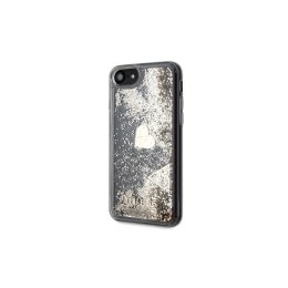 Guess nakładka do iPhone SE 2022 / SE 2020 / 7 / 8 GUOHCI8GLHFLGO złota hard case Charms 2 Liquid Glitter