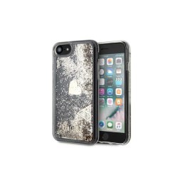 Guess nakładka do iPhone SE 2022 / SE 2020 / 7 / 8 GUOHCI8GLHFLGO złota hard case Charms 2 Liquid Glitter