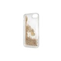 Guess nakładka do iPhone SE 2022 / SE 2020 / 7 / 8 GUOHCI8GLHFLGO złota hard case Charms 2 Liquid Glitter