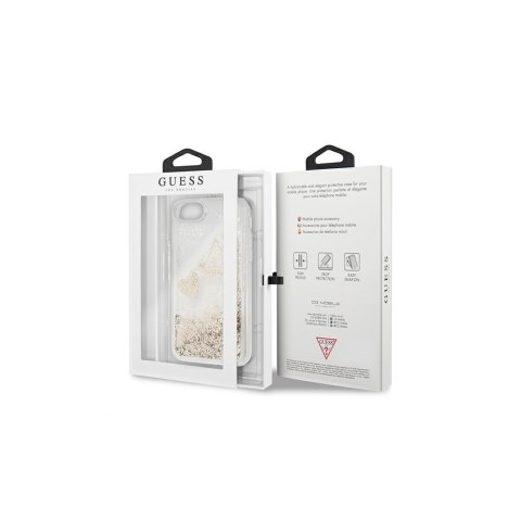 Guess nakładka do iPhone SE 2022 / SE 2020 / 7 / 8 GUOHCI8GLHFLGO złota hard case Charms 2 Liquid Glitter Guess nakładka do iPhone SE 2022 / SE 2020 / 7 / 8 GUOHCI8GLHFLGO złota hard case Charms 2 Liquid Glitter