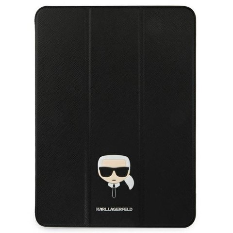 Karl Lagerfeld etui do iPad 12,9" Pro 2021 KLFC12OKHK Book Cover czarne Saffiano Karl Head Karl Lagerfeld etui do iPad 12,9" Pro 2021 KLFC12OKHK Book Cover czarne Saffiano Karl Head