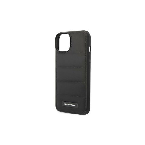 Karl Lagerfeld nakładka do iPhone 14 6,1" KLHCP14SPSQAK czarna hardcase Puffy Elongated Logo Karl Lagerfeld nakładka do iPhone 14 6,1" KLHCP14SPSQAK czarna hardcase Puffy Elongated Logo