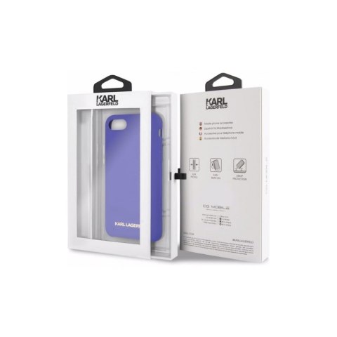 Karl Lagerfeld nakładka do iPhone 7 / 8 / SE 2020 / SE 2022 KLHCI8SLVOG hard case fioletowa Silicone Karl Lagerfeld nakładka do iPhone 7 / 8 / SE 2020 / SE 2022 KLHCI8SLVOG hard case fioletowa Silicone