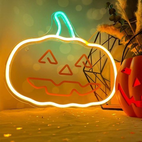 Neon PLEXI LED DYNIA Z OGONKIEM pomarańcz zielona NNE13 Neolia Neon PLEXI LED DYNIA Z OGONKIEM pomarańcz zielona NNE13 Neolia