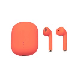 Setty słuchawki Bluetooth TWS z etui ładującym STWS-110 pomarańczowe