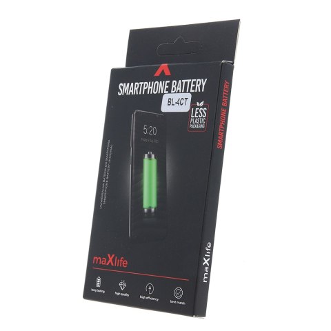Bateria Maxlife do Nokia 5310 / 6600 fold / 6700s/ 7210 / 2720 / X3 BL-4CT 800mAh Bateria Maxlife do Nokia 5310 / 6600 fold / 6700s/ 7210 / 2720 / X3 BL-4CT 800mAh