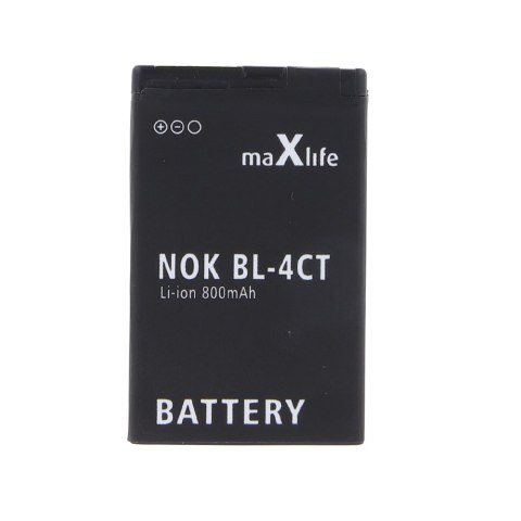 Bateria Maxlife do Nokia 5310 / 6600 fold / 6700s/ 7210 / 2720 / X3 BL-4CT 800mAh Bateria Maxlife do Nokia 5310 / 6600 fold / 6700s/ 7210 / 2720 / X3 BL-4CT 800mAh