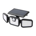 Forever Light Lampa solarna LED SUNARI FLS-03 74*SMD PIR 8W 600lm 6000K 2400mAh Li-Ion