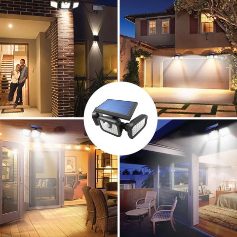 Forever Light Lampa solarna LED SUNARI FLS-03 74*SMD PIR 8W 600lm 6000K 2400mAh Li-Ion Forever Light Lampa solarna LED SUNARI FLS-03 74*SMD PIR 8W 600lm 6000K 2400mAh Li-Ion