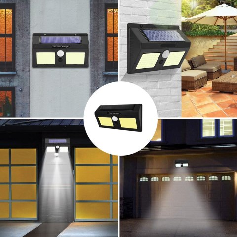 Forever Light Lampa solarna LED SUNARI FLS-18 COB PIR 3W 200lm 6000K 800mAh Li-Ion Forever Light Lampa solarna LED SUNARI FLS-18 COB PIR 3W 200lm 6000K 800mAh Li-Ion