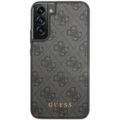 Guess nakładka do Samsung Galaxy S23 GUHCS23SG4GFGR szara hardcase 4G Metal Gold Logo Guess nakładka do Samsung Galaxy S23 GUHCS23SG4GFGR szara hardcase 4G Metal Gold Logo