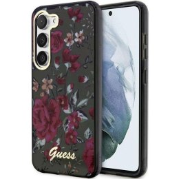 Guess nakładka do Samsung Galaxy S23 GUHCS23SHCFWSA khaki HC IML Flower