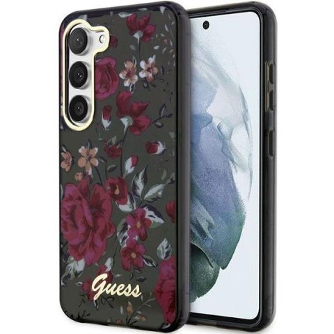 Guess nakładka do Samsung Galaxy S23 GUHCS23SHCFWSA khaki HC IML Flower Guess nakładka do Samsung Galaxy S23 GUHCS23SHCFWSA khaki HC IML Flower