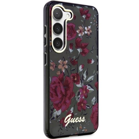 Guess nakładka do Samsung Galaxy S23 GUHCS23SHCFWSA khaki HC IML Flower Guess nakładka do Samsung Galaxy S23 GUHCS23SHCFWSA khaki HC IML Flower