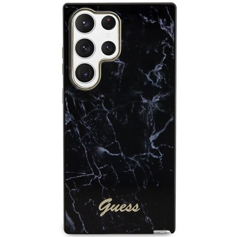Guess nakładka do Samsung Galaxy S23 GUHCS23SPCUMAK czarna HC PU/TPU Marble Guess nakładka do Samsung Galaxy S23 GUHCS23SPCUMAK czarna HC PU/TPU Marble
