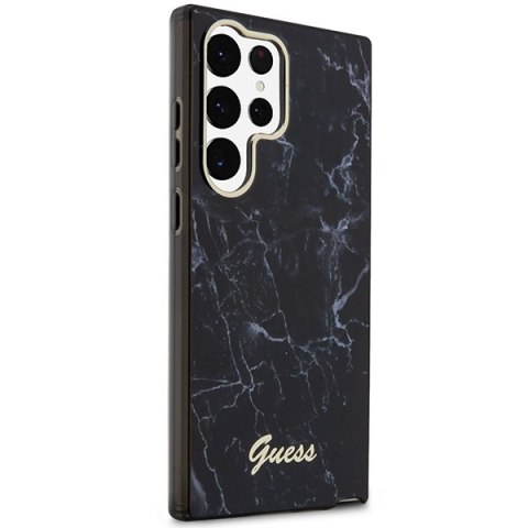 Guess nakładka do Samsung Galaxy S23 GUHCS23SPCUMAK czarna HC PU/TPU Marble Guess nakładka do Samsung Galaxy S23 GUHCS23SPCUMAK czarna HC PU/TPU Marble
