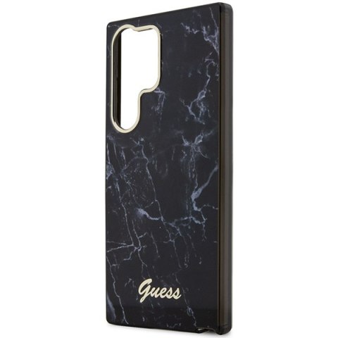 Guess nakładka do Samsung Galaxy S23 GUHCS23SPCUMAK czarna HC PU/TPU Marble Guess nakładka do Samsung Galaxy S23 GUHCS23SPCUMAK czarna HC PU/TPU Marble