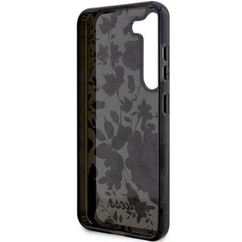 Guess nakładka do Samsung Galaxy S23 Plus GUHCS23MHCFWSK czarna HC IML Flower Guess nakładka do Samsung Galaxy S23 Plus GUHCS23MHCFWSK czarna HC IML Flower