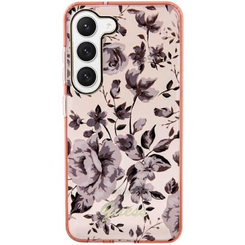 Guess nakładka do Samsung Galaxy S23 Ultra GUHCS23LHCFWSP różowa HC IML Flower Guess nakładka do Samsung Galaxy S23 Ultra GUHCS23LHCFWSP różowa HC IML Flower