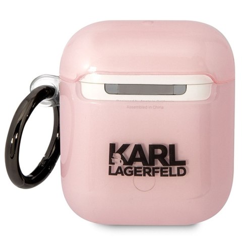 Karl Lagerfeld etui do Airpods 1 / 2 KLA2HNCHTCP różowe Ikonik Choupette Karl Lagerfeld etui do Airpods 1 / 2 KLA2HNCHTCP różowe Ikonik Choupette