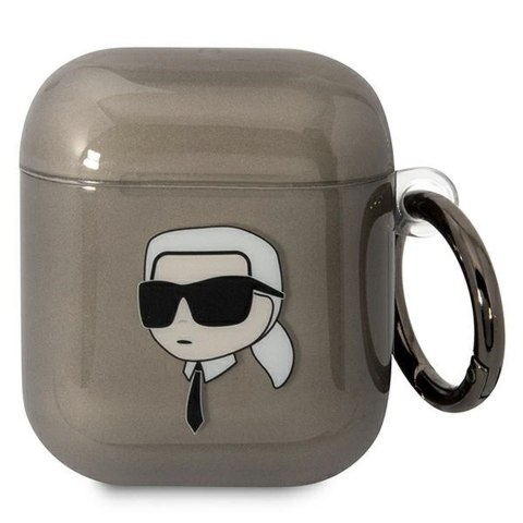 Karl Lagerfeld etui do Airpods 1 / 2 KLA2HNIKTCK czarne Karl`s Head Karl Lagerfeld etui do Airpods 1 / 2 KLA2HNIKTCK czarne Karl`s Head