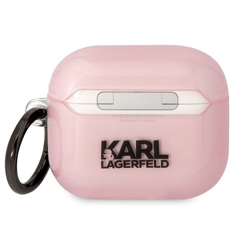 Karl Lagerfeld etui do Airpods 3 KLA3HNCHTCP różowe Ikonik Choupette Karl Lagerfeld etui do Airpods 3 KLA3HNCHTCP różowe Ikonik Choupette