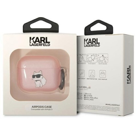 Karl Lagerfeld etui do Airpods 3 KLA3HNCHTCP różowe Ikonik Choupette Karl Lagerfeld etui do Airpods 3 KLA3HNCHTCP różowe Ikonik Choupette