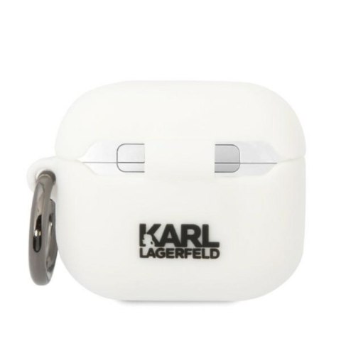 Karl Lagerfeld etui do Airpods 3 KLA3RUNIKH białe 3D Silicone NFT Karl Karl Lagerfeld etui do Airpods 3 KLA3RUNIKH białe 3D Silicone NFT Karl