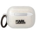 Karl Lagerfeld etui do Airpods Pro KLAPHNKCTGT transparentne Gliter Karl & Choupette