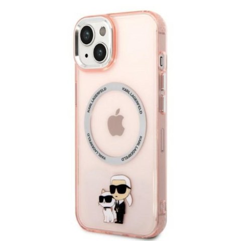 Karl Lagerfeld nakładka do iPhone 14 6,1" KLHMP14SHNKCIP różowa hardcase Magsafe IML NFT K&C Karl Lagerfeld nakładka do iPhone 14 6,1" KLHMP14SHNKCIP różowa hardcase Magsafe IML NFT K&C