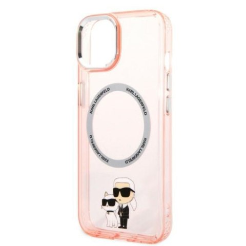 Karl Lagerfeld nakładka do iPhone 14 6,1" KLHMP14SHNKCIP różowa hardcase Magsafe IML NFT K&C Karl Lagerfeld nakładka do iPhone 14 6,1" KLHMP14SHNKCIP różowa hardcase Magsafe IML NFT K&C