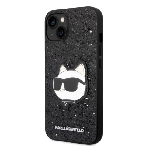 Karl Lagerfeld nakładka do iPhone 14 Plus 6,7" KLHCP14MG2CPK czarna hardcase Glitter Choupette Patch Karl Lagerfeld nakładka do iPhone 14 Plus 6,7" KLHCP14MG2CPK czarna hardcase Glitter Choupette Patch