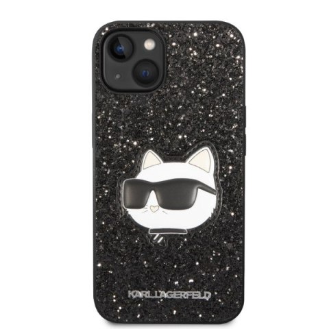 Karl Lagerfeld nakładka do iPhone 14 Plus 6,7" KLHCP14MG2CPK czarna hardcase Glitter Choupette Patch Karl Lagerfeld nakładka do iPhone 14 Plus 6,7" KLHCP14MG2CPK czarna hardcase Glitter Choupette Patch