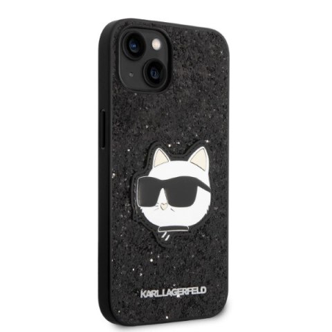 Karl Lagerfeld nakładka do iPhone 14 Plus 6,7" KLHCP14MG2CPK czarna hardcase Glitter Choupette Patch Karl Lagerfeld nakładka do iPhone 14 Plus 6,7" KLHCP14MG2CPK czarna hardcase Glitter Choupette Patch