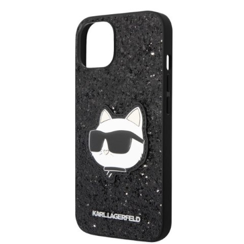 Karl Lagerfeld nakładka do iPhone 14 Plus 6,7" KLHCP14MG2CPK czarna hardcase Glitter Choupette Patch Karl Lagerfeld nakładka do iPhone 14 Plus 6,7" KLHCP14MG2CPK czarna hardcase Glitter Choupette Patch