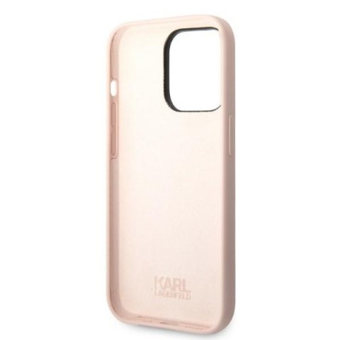 Karl Lagerfeld nakładka do iPhone 14 Pro 6,1" KLHCP14LSNCHBCP różowa hardcase Silicone Choupette Karl Lagerfeld nakładka do iPhone 14 Pro 6,1" KLHCP14LSNCHBCP różowa hardcase Silicone Choupette