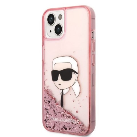 Karl Lagerfeld nakładka do iPhone 14 Pro Max 6,7" KLHCP14XLNCHCP różowa hardcase Liquid Glitter NFT Choupette Head Karl Lagerfeld nakładka do iPhone 14 Pro Max 6,7" KLHCP14XLNCHCP różowa hardcase Liquid Glitter NFT Choupette Head