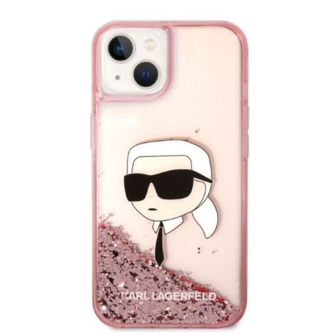 Karl Lagerfeld nakładka do iPhone 14 Pro Max 6,7" KLHCP14XLNCHCP różowa hardcase Liquid Glitter NFT Choupette Head Karl Lagerfeld nakładka do iPhone 14 Pro Max 6,7" KLHCP14XLNCHCP różowa hardcase Liquid Glitter NFT Choupette Head