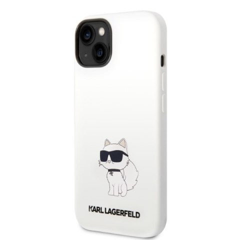 Karl Lagerfeld nakładka do iPhone 14 Pro Max 6,7" KLHCP14XSNCHBCH biała HC Silicone NFT Choupette Karl Lagerfeld nakładka do iPhone 14 Pro Max 6,7" KLHCP14XSNCHBCH biała HC Silicone NFT Choupette