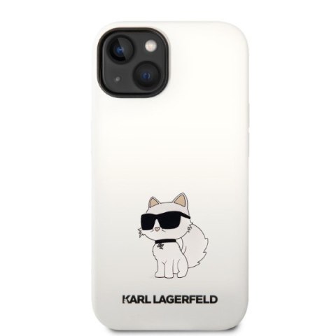 Karl Lagerfeld nakładka do iPhone 14 Pro Max 6,7" KLHCP14XSNCHBCH biała HC Silicone NFT Choupette Karl Lagerfeld nakładka do iPhone 14 Pro Max 6,7" KLHCP14XSNCHBCH biała HC Silicone NFT Choupette