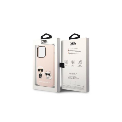 Karl Lagerfeld nakładka do iPhone 14 Pro Max 6,7" KLHMP14XSSKCI różowa hard case Magsafe Liq Silicone Karl & Choupette Karl Lagerfeld nakładka do iPhone 14 Pro Max 6,7" KLHMP14XSSKCI różowa hard case Magsafe Liq Silicone Karl & Choupette