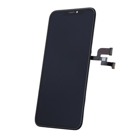 Wyświetlacz z panelem dotykowym iPhone X Soft Oled ZY czarny Wyświetlacz z panelem dotykowym iPhone X Soft Oled ZY czarny
