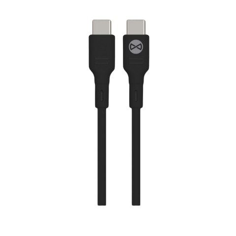 Forever ładowarka samochodowa PD QC CC-06 1x USB-C 1x USB 20W czarna + kabel USB-C - USB-C 60W Forever ładowarka samochodowa PD QC CC-06 1x USB-C 1x USB 20W czarna + kabel USB-C - USB-C 60W