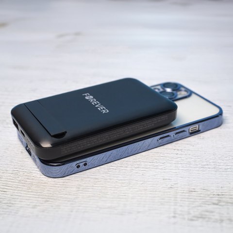 Forever power bank bezprzewodowy MATB-100 PD QC 22.5W 10000 mAh czarny magnetyczny Forever power bank bezprzewodowy MATB-100 PD QC 22.5W 10000 mAh czarny magnetyczny