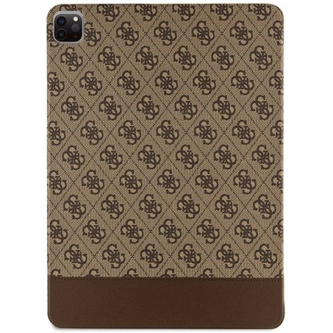 Guess etui do iPad Pro 12,9" GUFCP12PS4SGW brązowe Allover 4G Stripe Guess etui do iPad Pro 12,9" GUFCP12PS4SGW brązowe Allover 4G Stripe