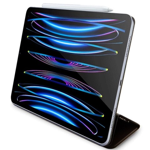 Guess etui do iPad Pro 12,9" GUFCP12PS4SGW brązowe Allover 4G Stripe Guess etui do iPad Pro 12,9" GUFCP12PS4SGW brązowe Allover 4G Stripe