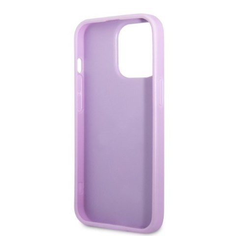Guess nakładka do iPhone 13 Pro Max 6,7" GUHCP13XPS4MU purpurowa hardcase Saffiano 4G Small Metal Logo Guess nakładka do iPhone 13 Pro Max 6,7" GUHCP13XPS4MU purpurowa hardcase Saffiano 4G Small Metal Logo