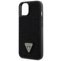 Guess nakładka do iPhone 14 6,1" GUHCP14SHDGTPK czarna hardcase Rhinestone Triangle